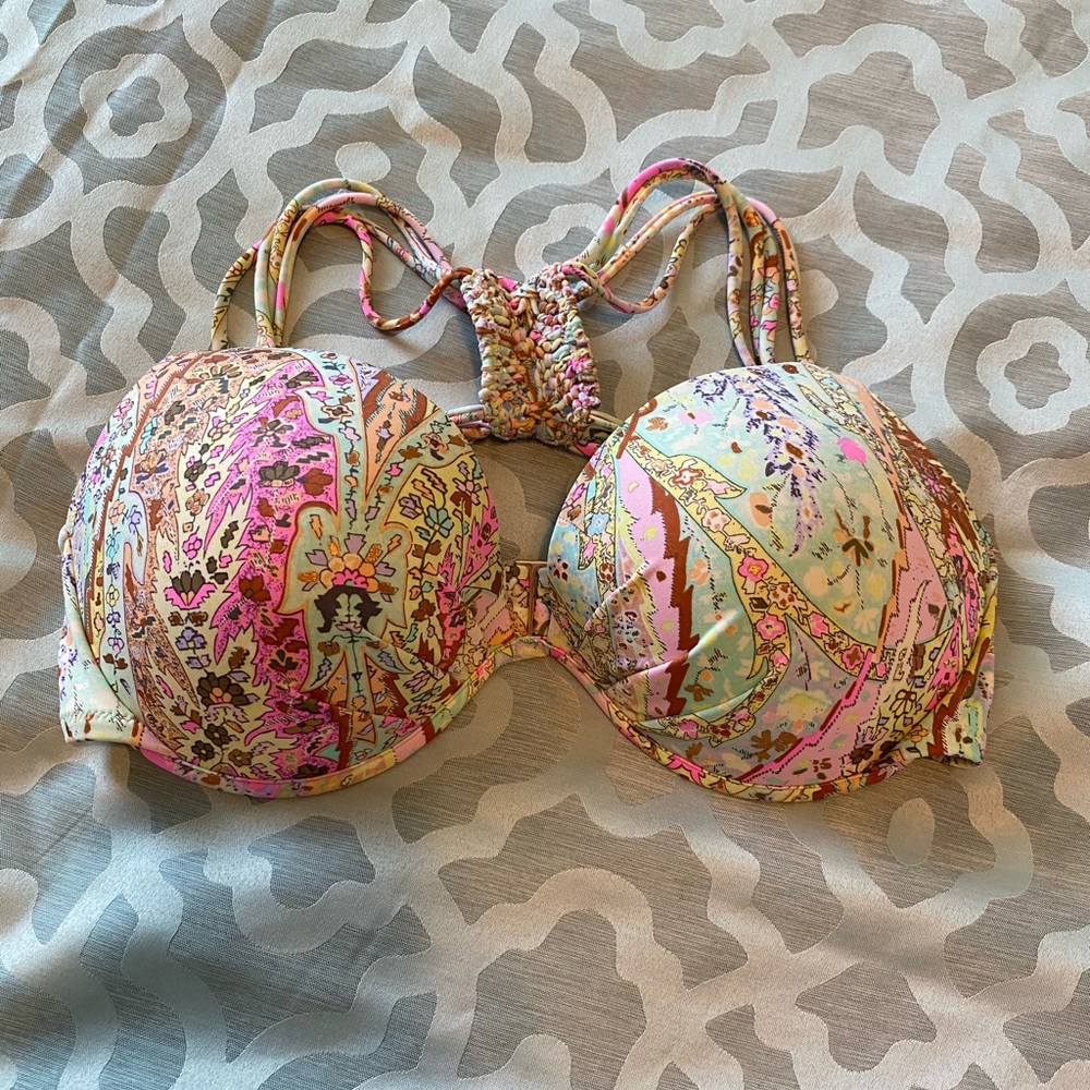 Victoria’s Secret Byron Paisley Push-Up Bikini Top